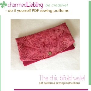 The chic bifold wallet - PDF sewing pattern