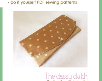 The classy clutch - PDF sewing pattern