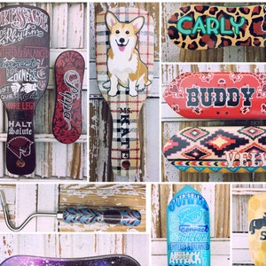 The Horse Grooming Brush: Single Bespoke Hand-painted Brush