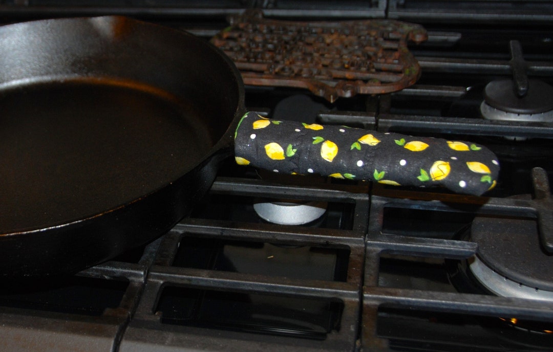 Pan Handle Cover, Cast Iron Insulated Handle Cover, Frying Pan Cover