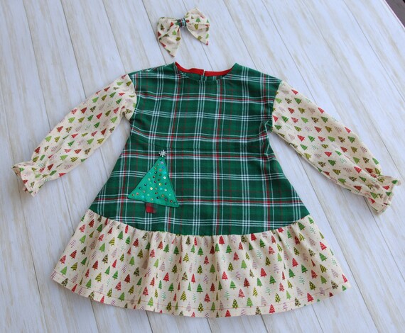 white christmas dresses Clara's Christmas Ruffle Twirl Dress 5/6