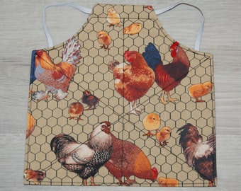 Chicken Apron, Chicken Saddle, Chicken Feather Protector, Chicken Jacket, Hen Apron