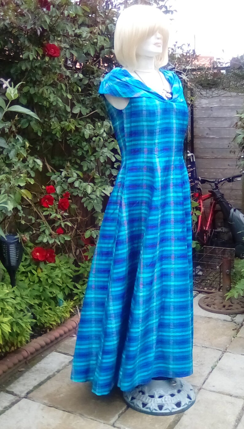 Vintage Dress Monsoon Twilight as New Flared Skirt Net | Etsy