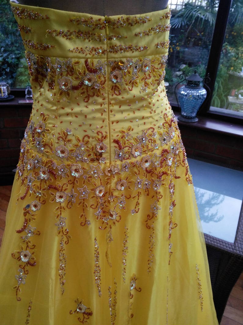 Uk size14 and USA size10 boned shaped corset top wedding bridesmaid prom party evening cocktail dress satin with chiffon overlay