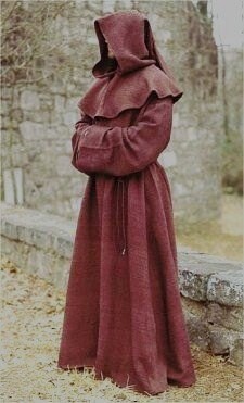 Image of Handmade Mens Hooded Monks Habit Reinactment Steampunk Stage Party Theatre