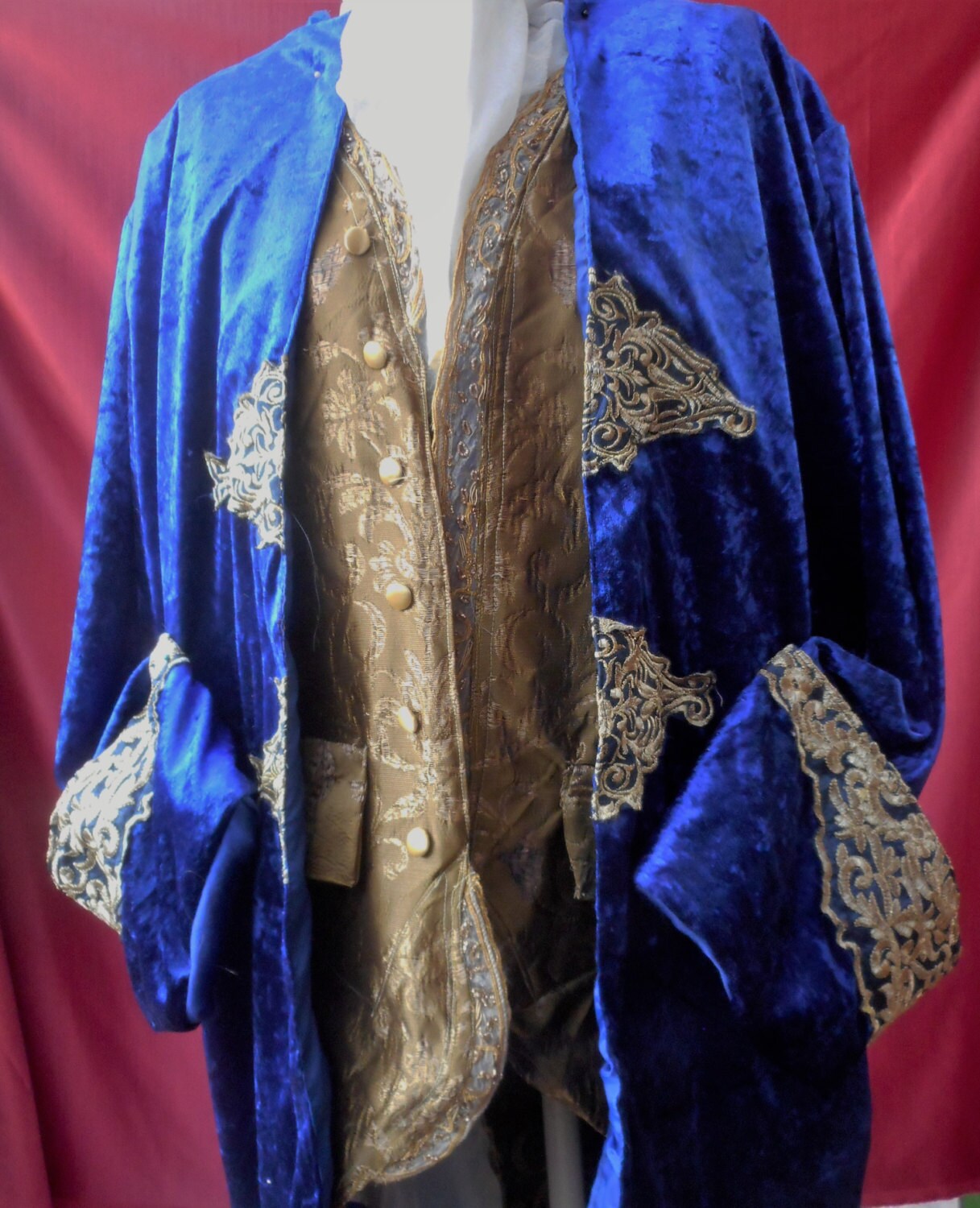 Image of Custom Made Prince Stage Party Theatre Jacket Waistcoat Hat Cloak Pants Custom To Your Own Measurements & Color