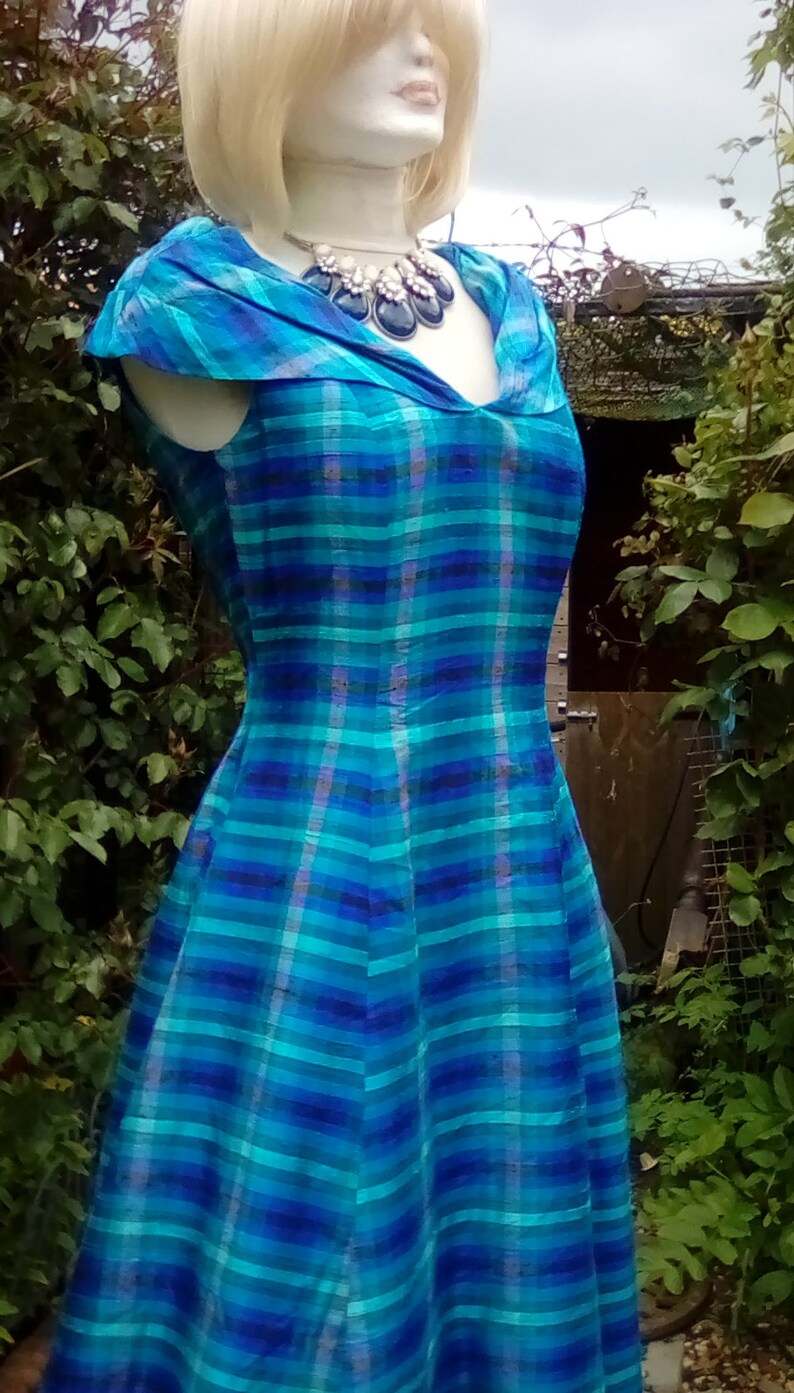 Vintage Dress Monsoon Twilight as New Flared Skirt Net | Etsy