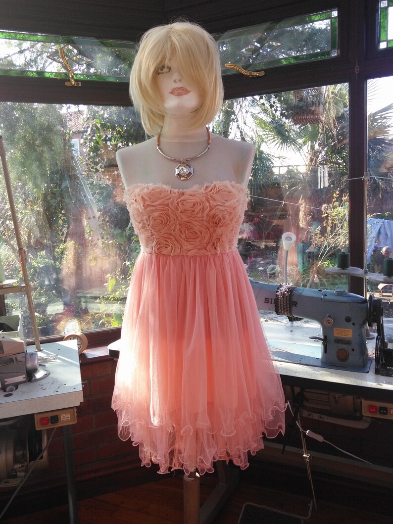 dusky pink occasion dress
