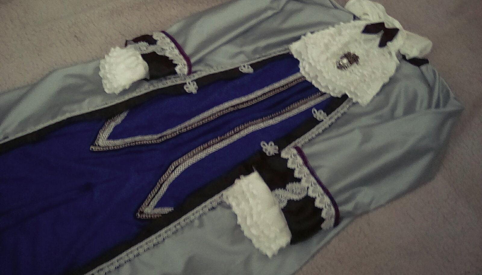 Image of Complete Custom Made Costume 17Th 18Th Century Waistcoat Frilled Cravat Hat Pants Custom To Your Own Measurements & Color