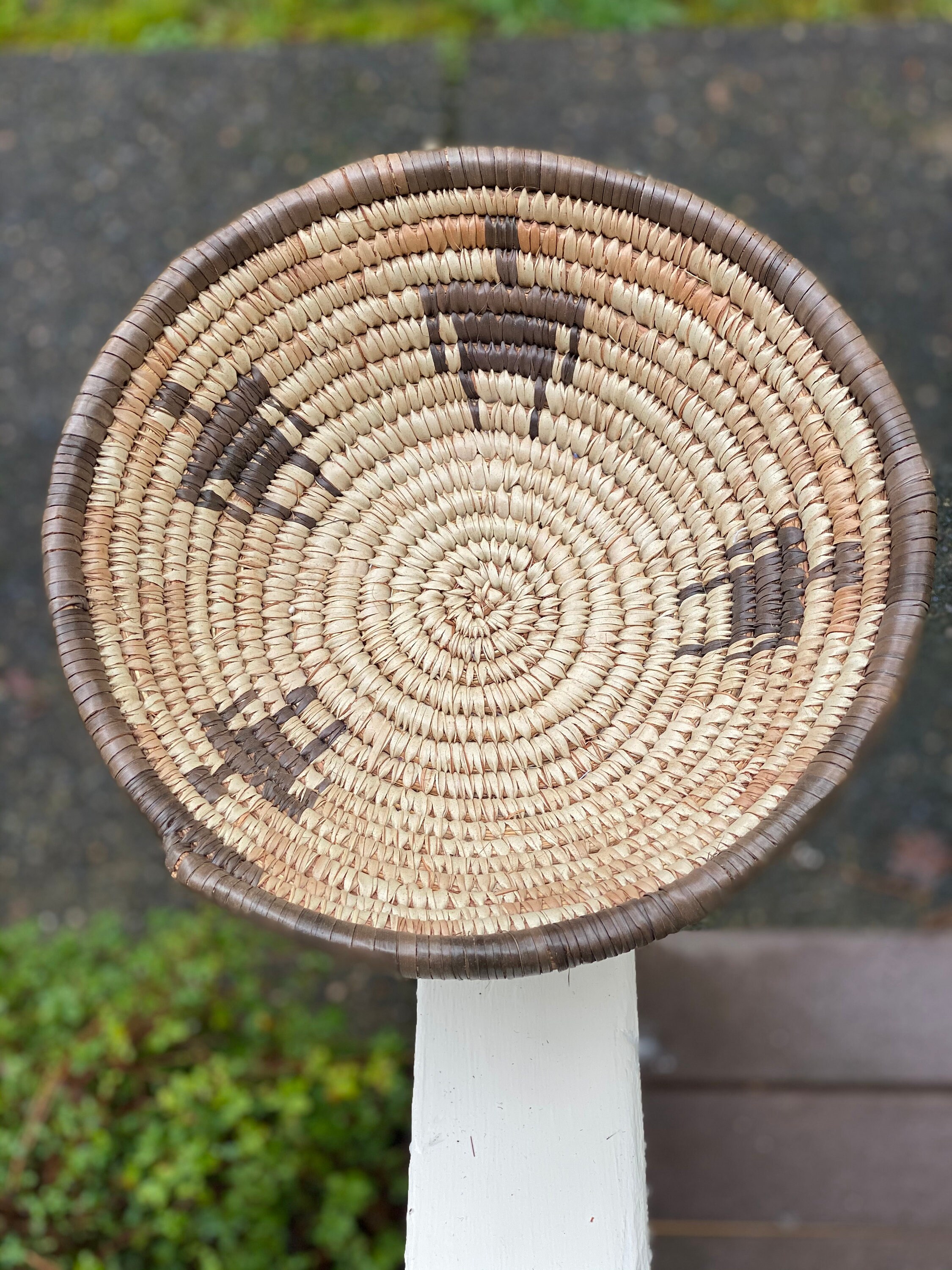 VintageNigerian Basket African BasketNatural Fibers Raffia Etsy
