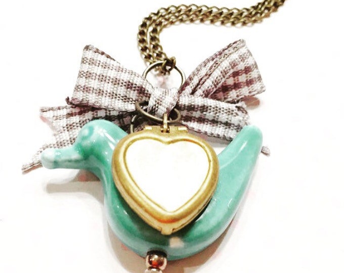 Locket necklace for little girl Clearance