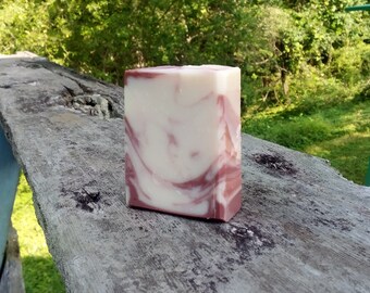 Sandalwood Goats' Milk Soap // Goats' Milk Bar Soap // Natural Body Care // Handmade Soap // Handmade In Alabama // Handmade with Love