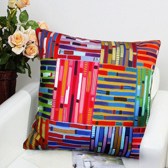 primitive throw pillow covers