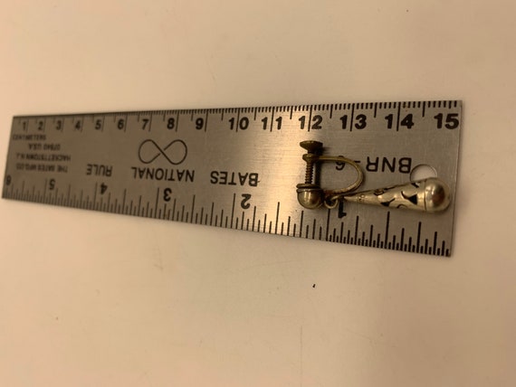 Vintage - Unsigned - ALPACA Silver - Drop Earring… - image 5