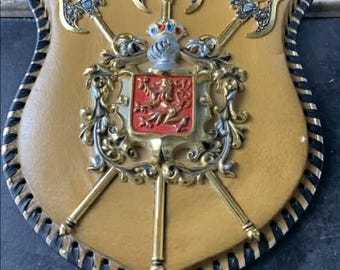 Small Medieval Coat of Arms Plaque