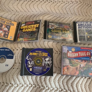 Vintage Pc Cd Rom Games All Sealed Rated For Everyone Etsy Vintage Pc Cd Rom Games All Sealed Rated For Everyone Etsy