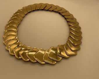 Vintage Accessocraft NYC Lion Head Gold Tone Stretch Belt - Etsy display picture 3