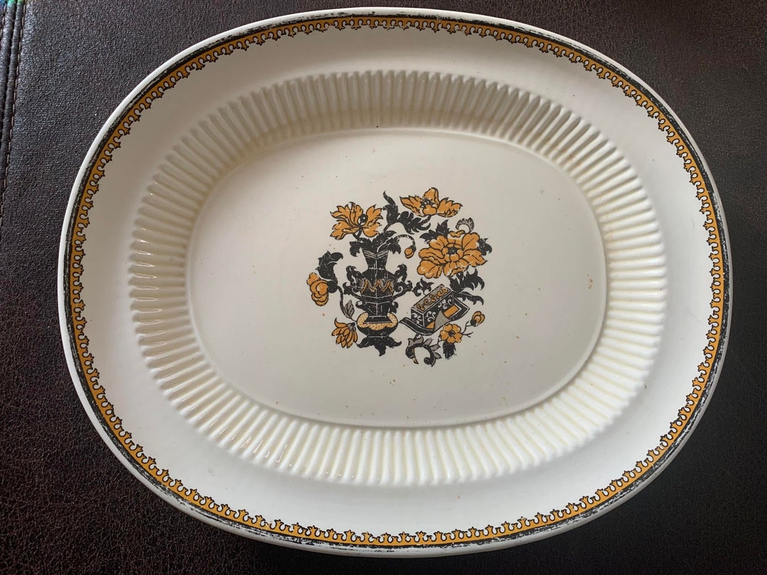 Vintage Ridgeways England Blackstone Large Serving Platter Etsy