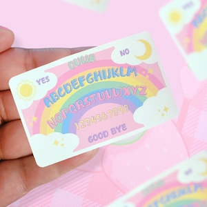 Kawaii Ouija Sticker | Pastel Goth | Rainbow | Ouija Board | Pastel Spooky | Ghost Sticker | Pastel Halloween | Rainbow Halloween