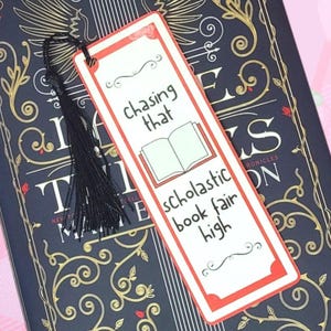 Book Fair Bookmark | Cute Bookmark | Funny Bookmark | Gifts for Readers | Reading | Bookish | Book Love | Reading Gift | 90s Kid | Nostalgia