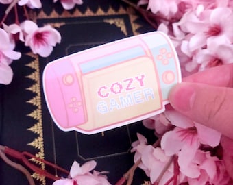 Cozy Gamer Sticker: Cosy Gaming Sticker - Choose Your Material Type