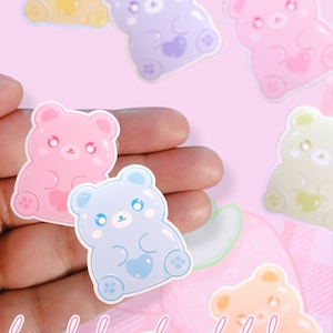 Gummy Bear Sticker Pack | Kawaii Stickers | Candy Sticker | Gummy Bear | Sweet Tooth | Kawaii Bear | Bears | Bear Sticker | Cute Stickers