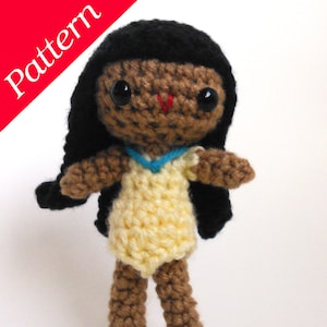Pocahontas Doll Amigurumi Crochet Pattern