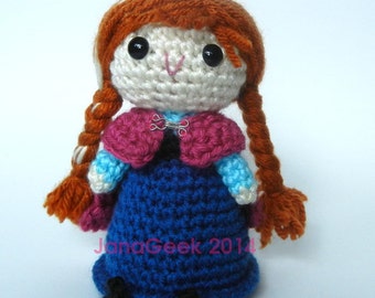 Nordic Snow Princess Crochet Doll Pattern