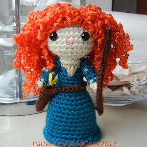 Brave Scottish Princess Doll Crochet Pattern