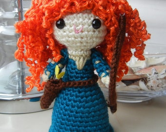 Brave Scottish Princess Doll Crochet Pattern