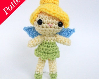 Tinker Bell Fairy Doll Amigurumi Crochet Pattern