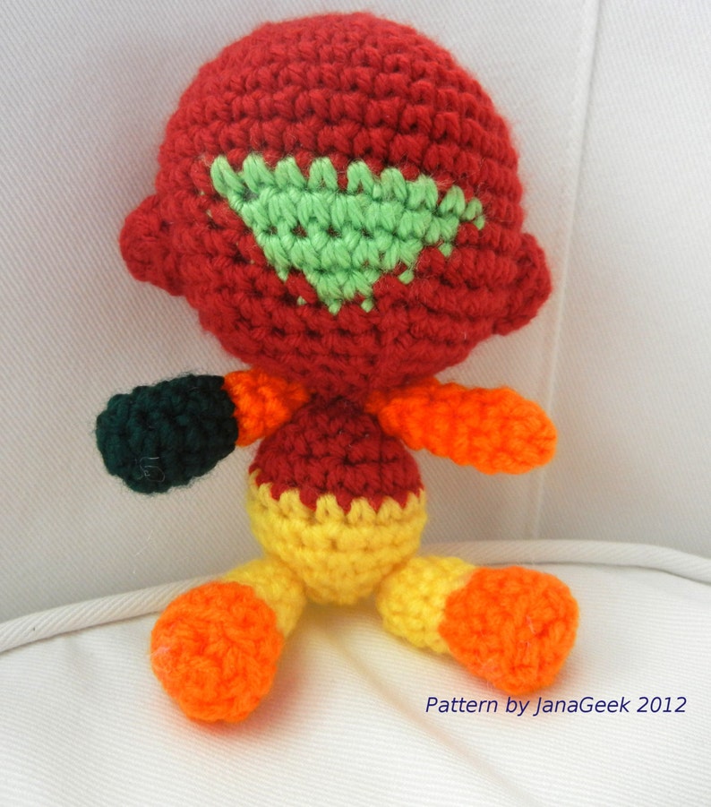 FREE Samus Aran Metroid Crochet Doll Pattern image 1