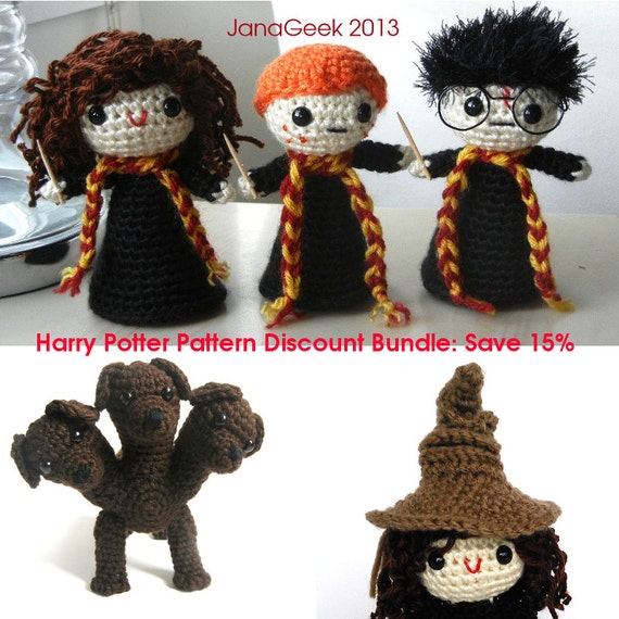 Harry Potter Inspired Crochet Pattern Discount Bundle Save 15 Etsy