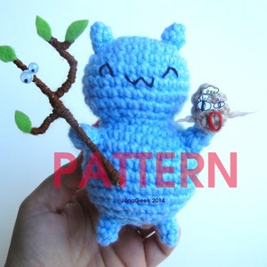 Pattern for Catbug Bravest Warriors Amigurumi Doll with Accessories