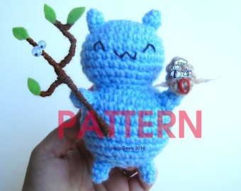 Pattern for Catbug Bravest Warriors Amigurumi Doll with Accessories