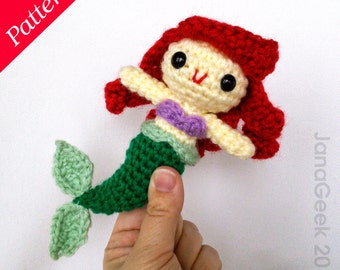 Little Mermaid Amigurumi Doll Crochet Pattern