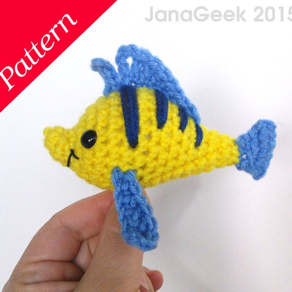 Little Mermaid's Fishy Friend Crochet Pattern
