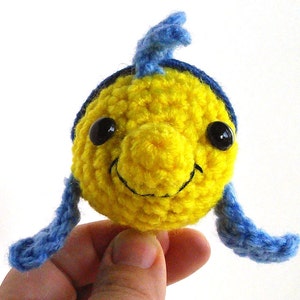 Little Mermaid, Crabby Friend, and Fishy Friend Amigurumi Doll Crochet Patterns Discount Bundle image 4