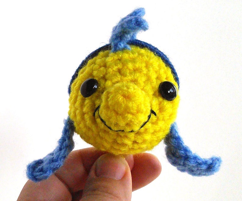 Little Mermaid, Crabby Friend, and Fishy Friend Amigurumi Doll Crochet Patterns Discount Bundle image 4