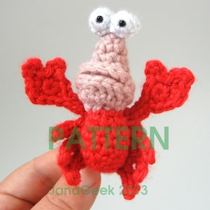 Wzór na szydełkową lalkę Małej Syrenki Crabby Friend