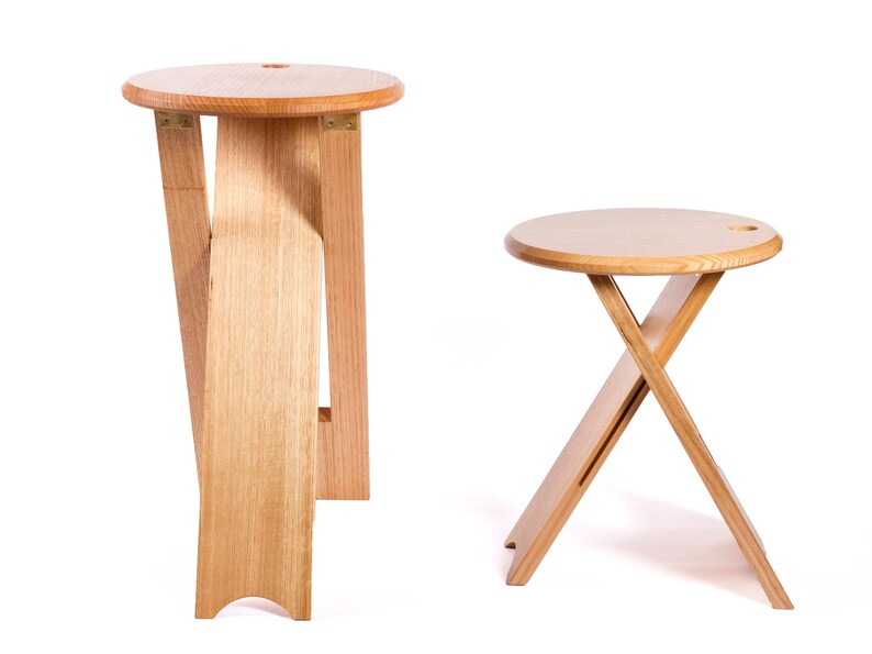 Folding stool or side table Musician or Artist stool. Folding Etsy