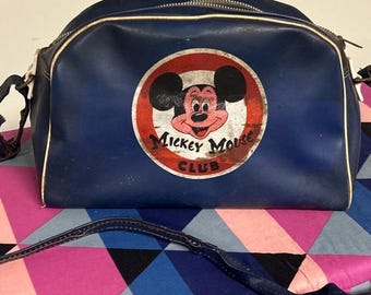 Mickey Mouse club bag. estimated 1960s.