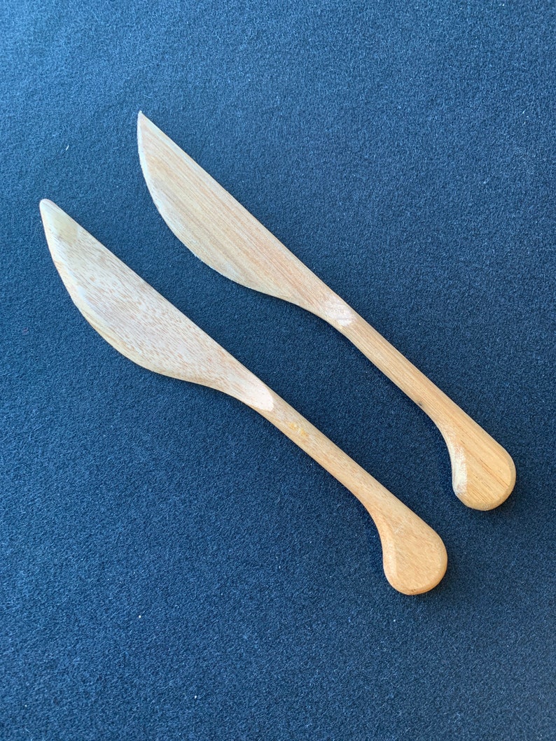 Cheese Knife Jam Spreader Dip Server Handcrafted Wooden Etsy