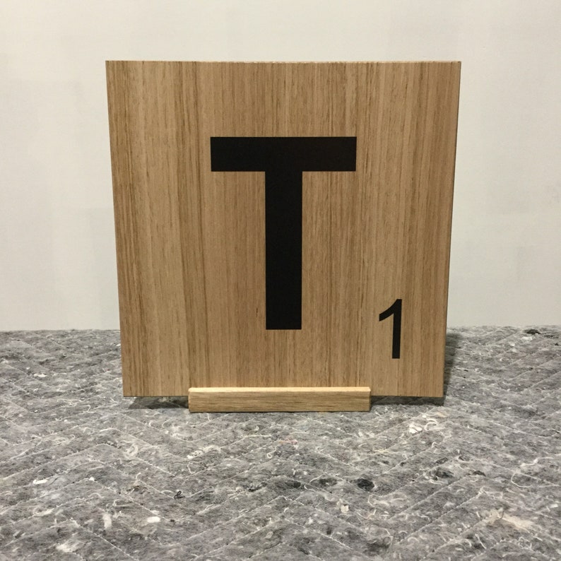 Giant Scrabble Tiles Home Decor Spell Any Word Custom Made Image 0