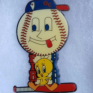QC Firebird Tweety Bird Baseball Pin
