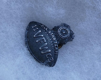 VFW Post 1163 All Star Team Award Pin, Army Navy Marine Team Award Pin