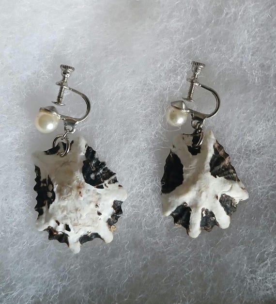 Shell Beaded Beach Earrings - image 2