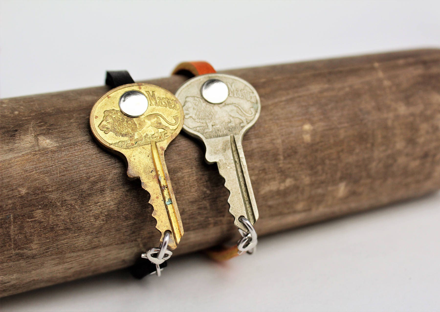 Antique Master Lock Lion Key BRACELET Handmade Repurposed Etsy