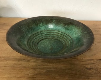 Carl Sorensen art deco bronze bowl dish 1930,s