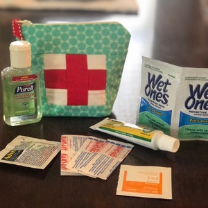 Ouch Pouch, First Aid Bag,  Emergency Travel Bag, Stocking Stuffer